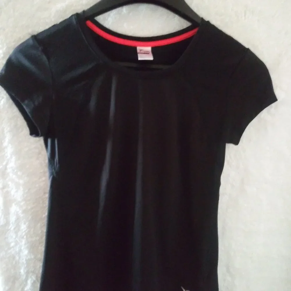 Old Navy Active Go-Dry Black Short Sleeve Activewear Top Women's Size S - Picture 10 of 10